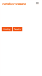 Mobile Screenshot of netzkommune.de