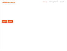Tablet Screenshot of netzkommune.de